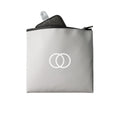 Drum FX Accessory Bag geöffnet, mit Drops in den elastischen Halterungen