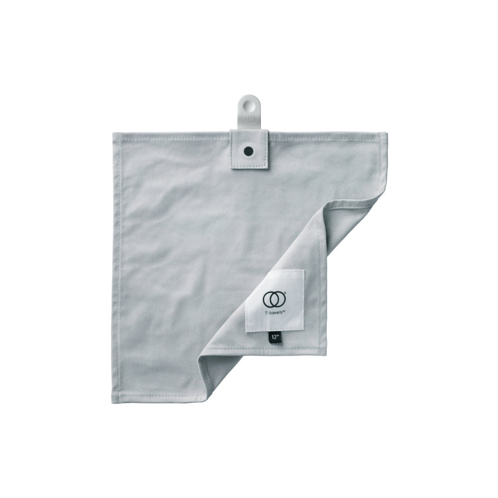 T-towel 12 Zoll in Earl Grey, flach ausgelegt